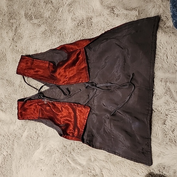 Ruby Red Wrap Top - Picture 4 of 5